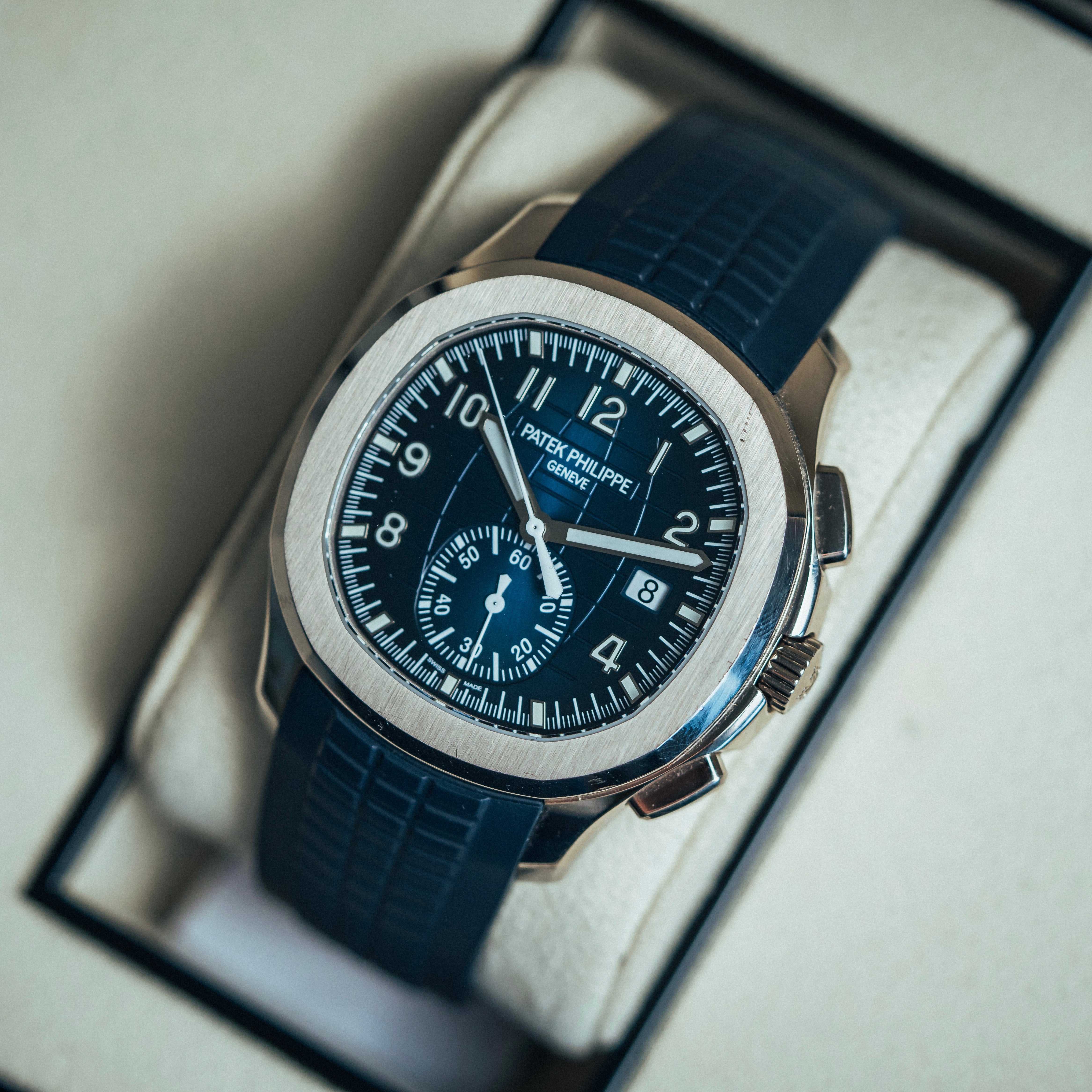 Patek Philippe 5968G Aquanaut Blue Dial