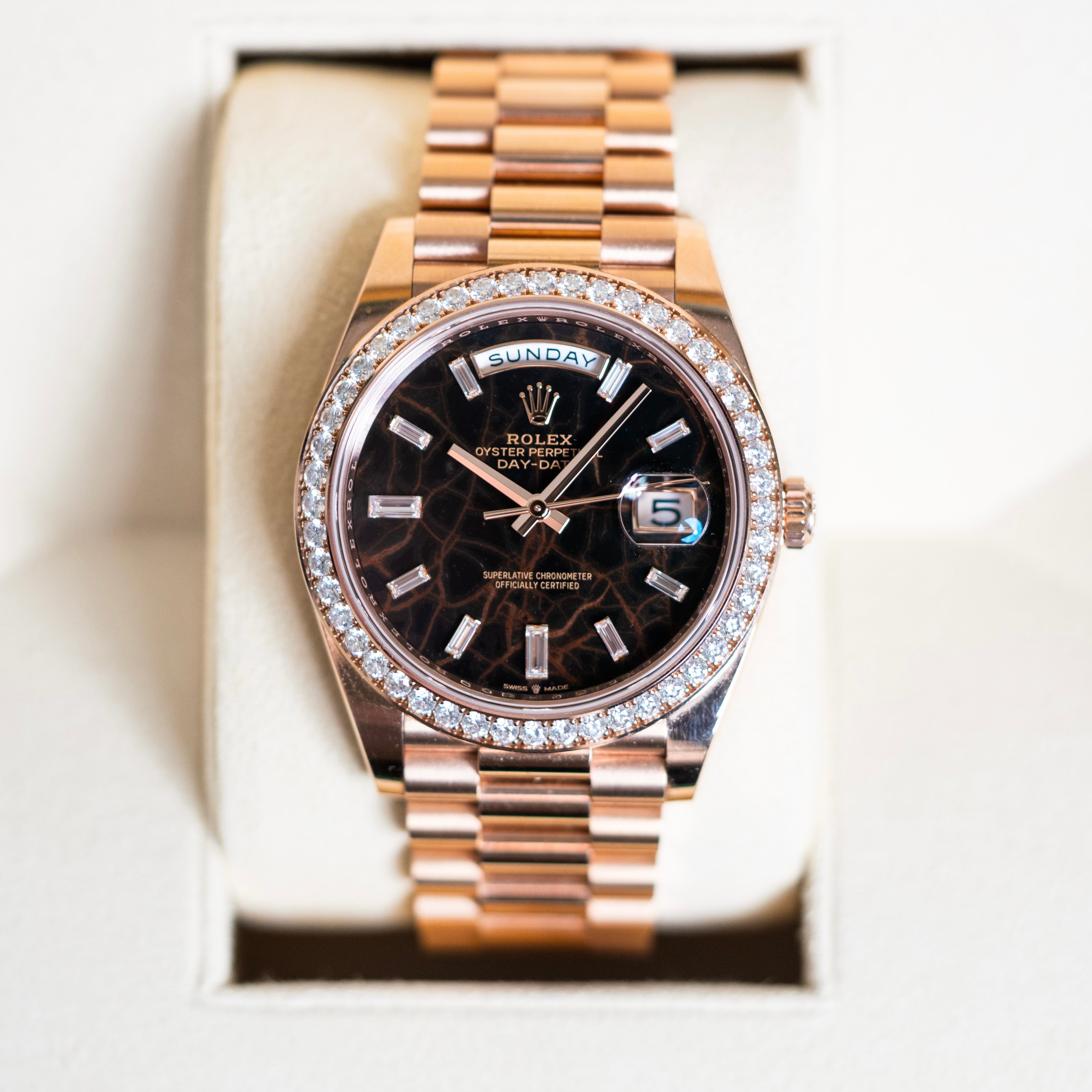 Rolex Day-Date Eisenkiesel 228345RBR