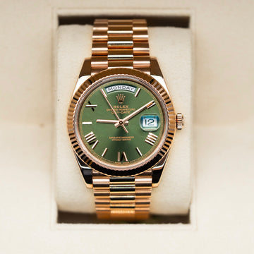 Rolex Day-Date Olive Dial 228235