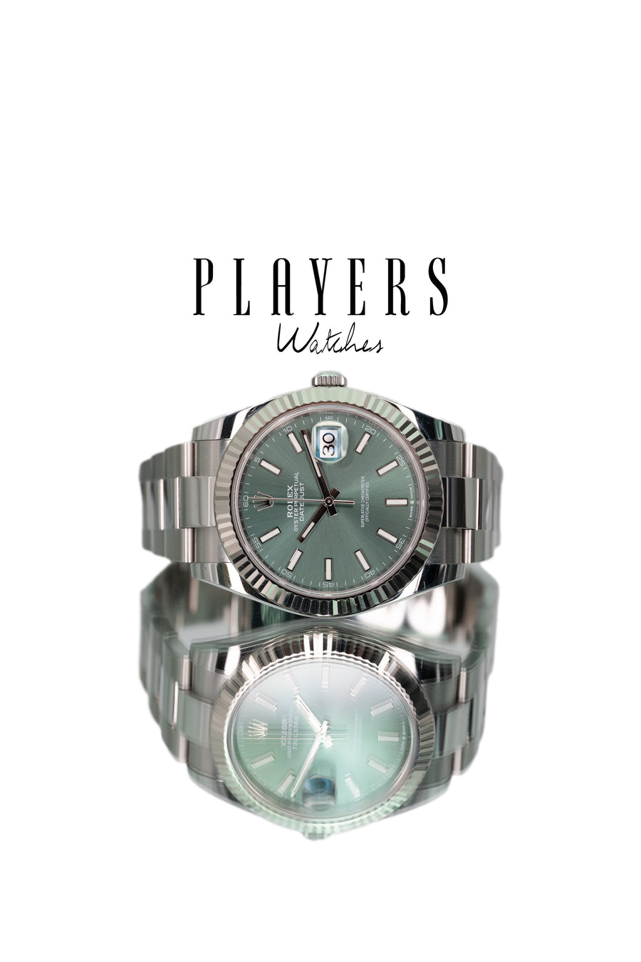 Rolex Datejust 41 (126334 - Mint Green Dial Oyster Bracelet)