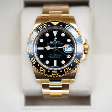 Rolex GMT Master II Yellow Gold 116718LN