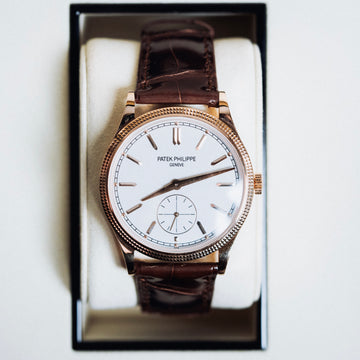Patek Philippe Calatrava White Dial Rose