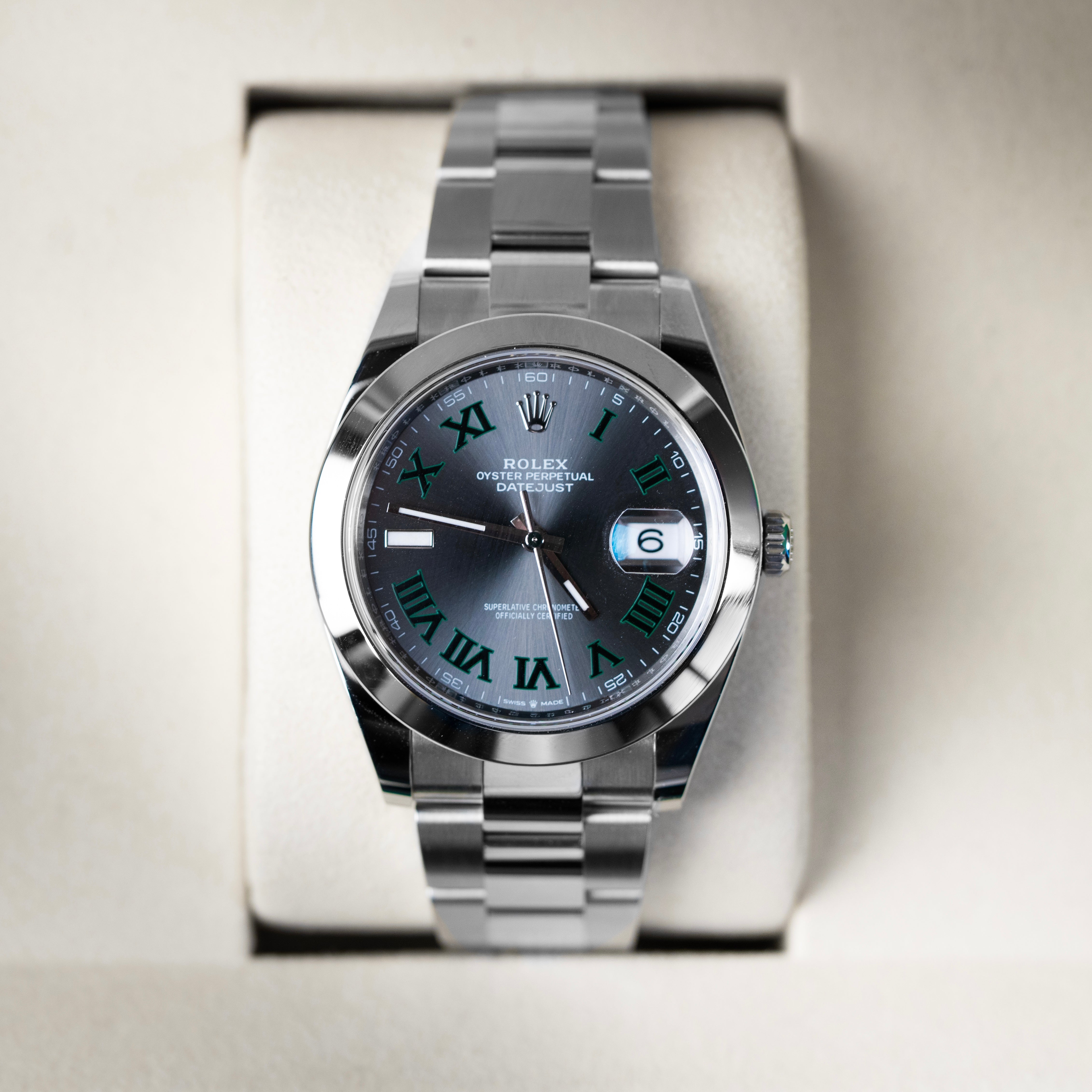 Rolex Datejust Wimbledon Smooth 126300