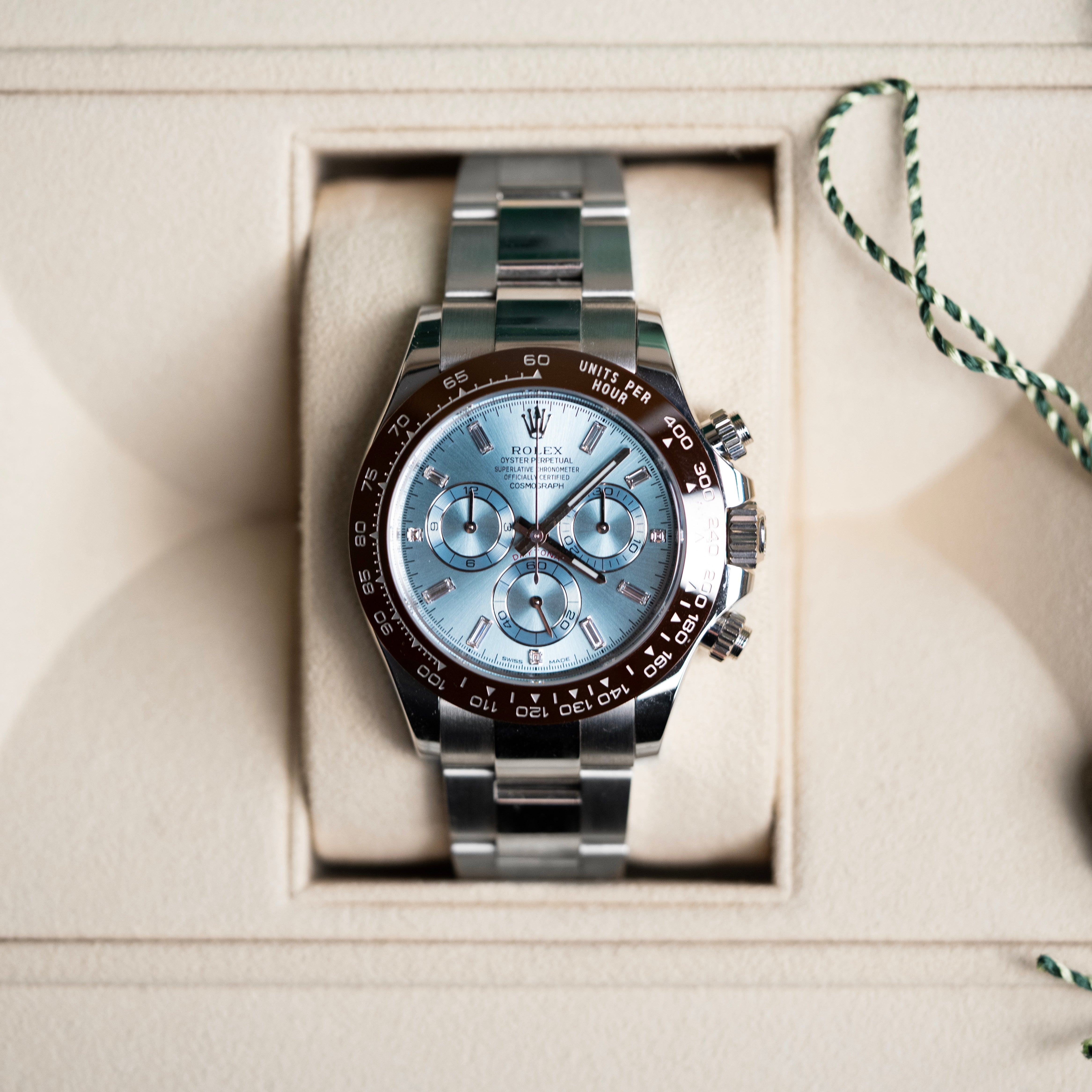 Rolex Daytona Platinum Baguette