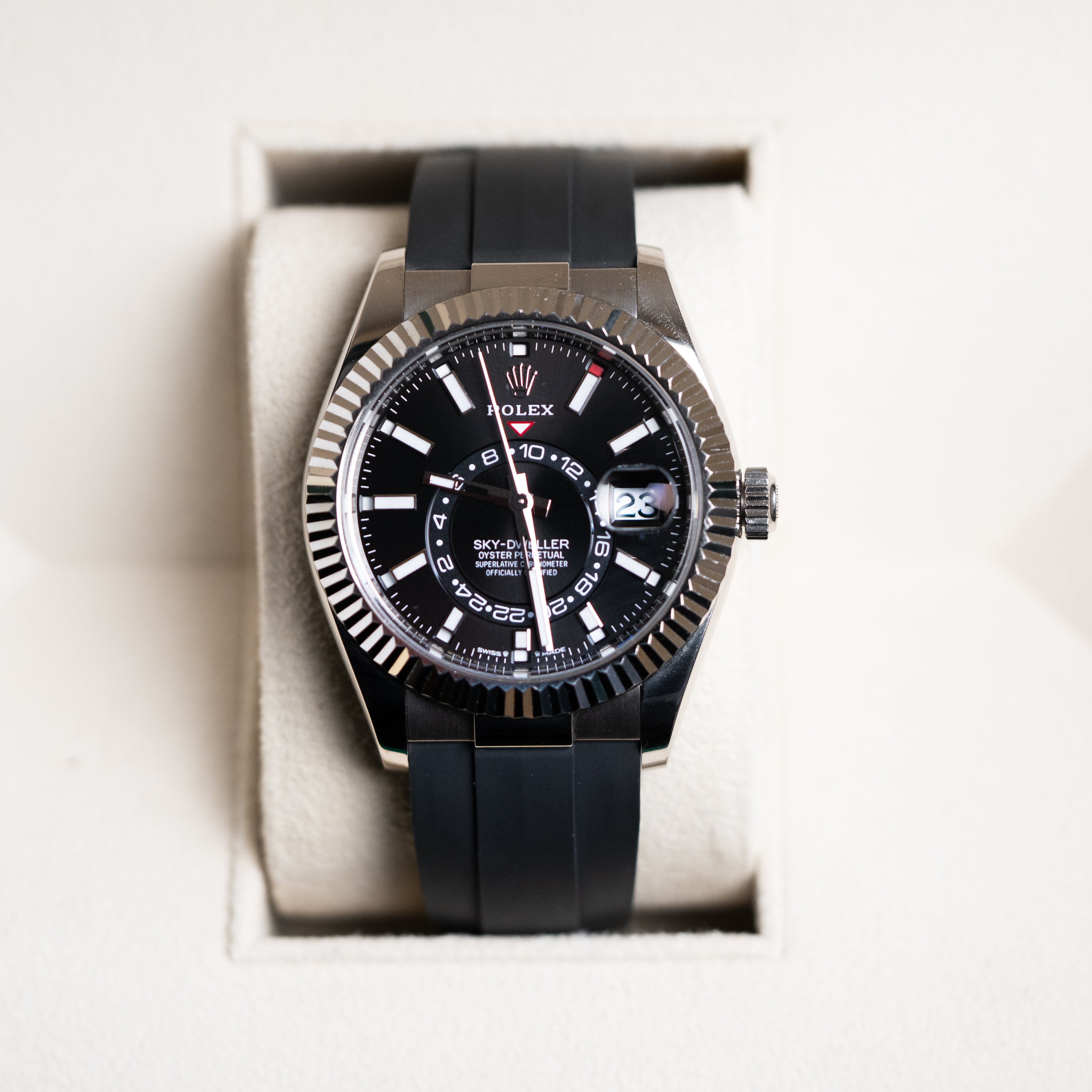 Rolex Sky-Dweller Oysterflex White Gold M336239-0002