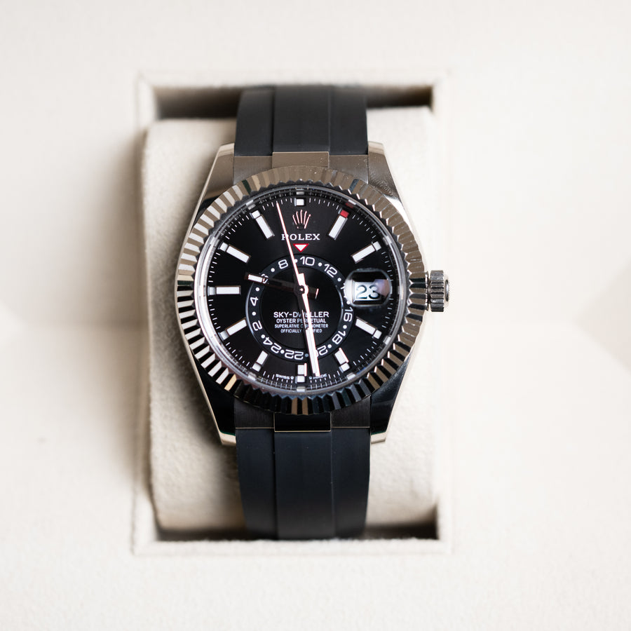 Rolex Sky-Dweller Oysterflex White Gold M336239-0002