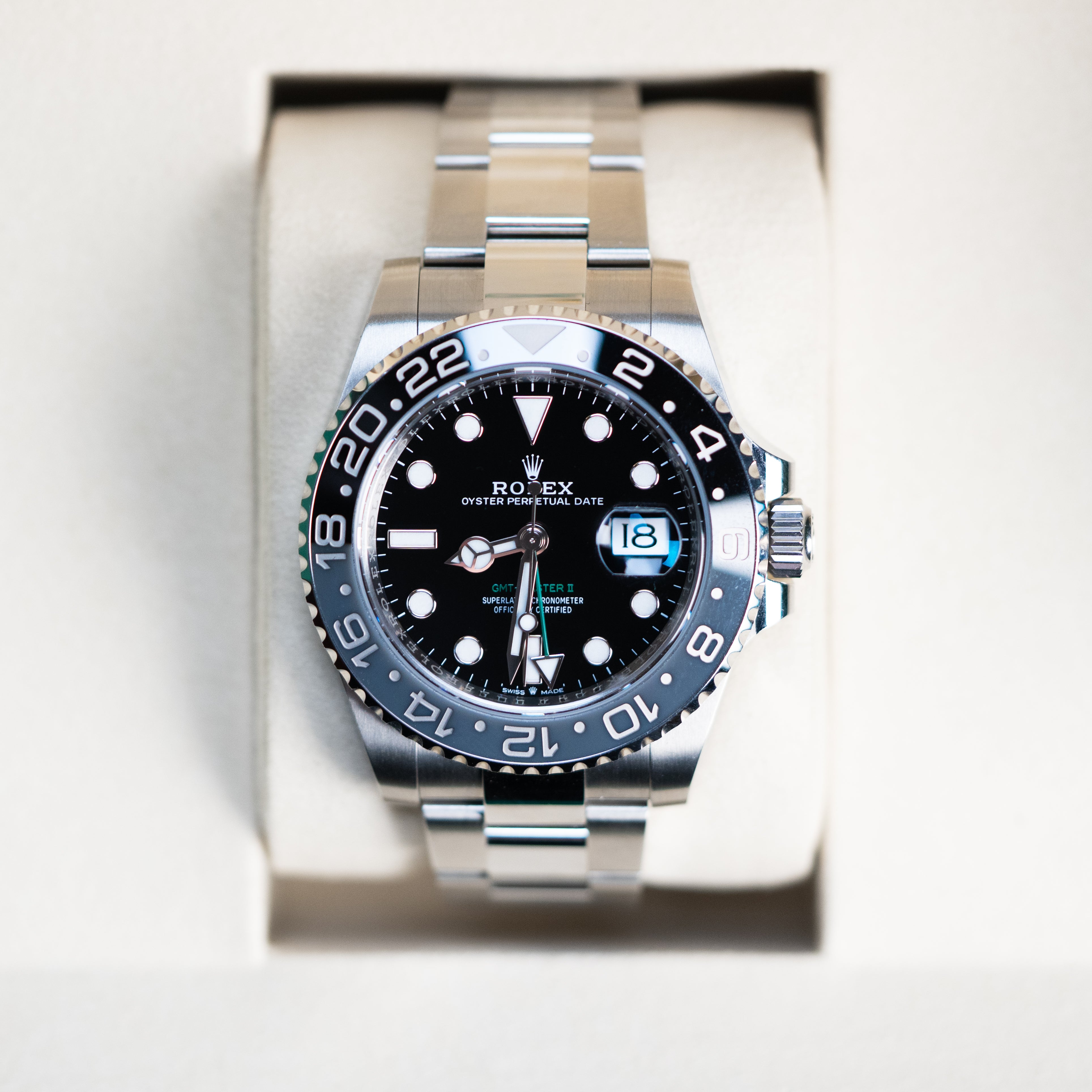 Rolex GMT Master II 126710GRNR "Bruce Wayne"