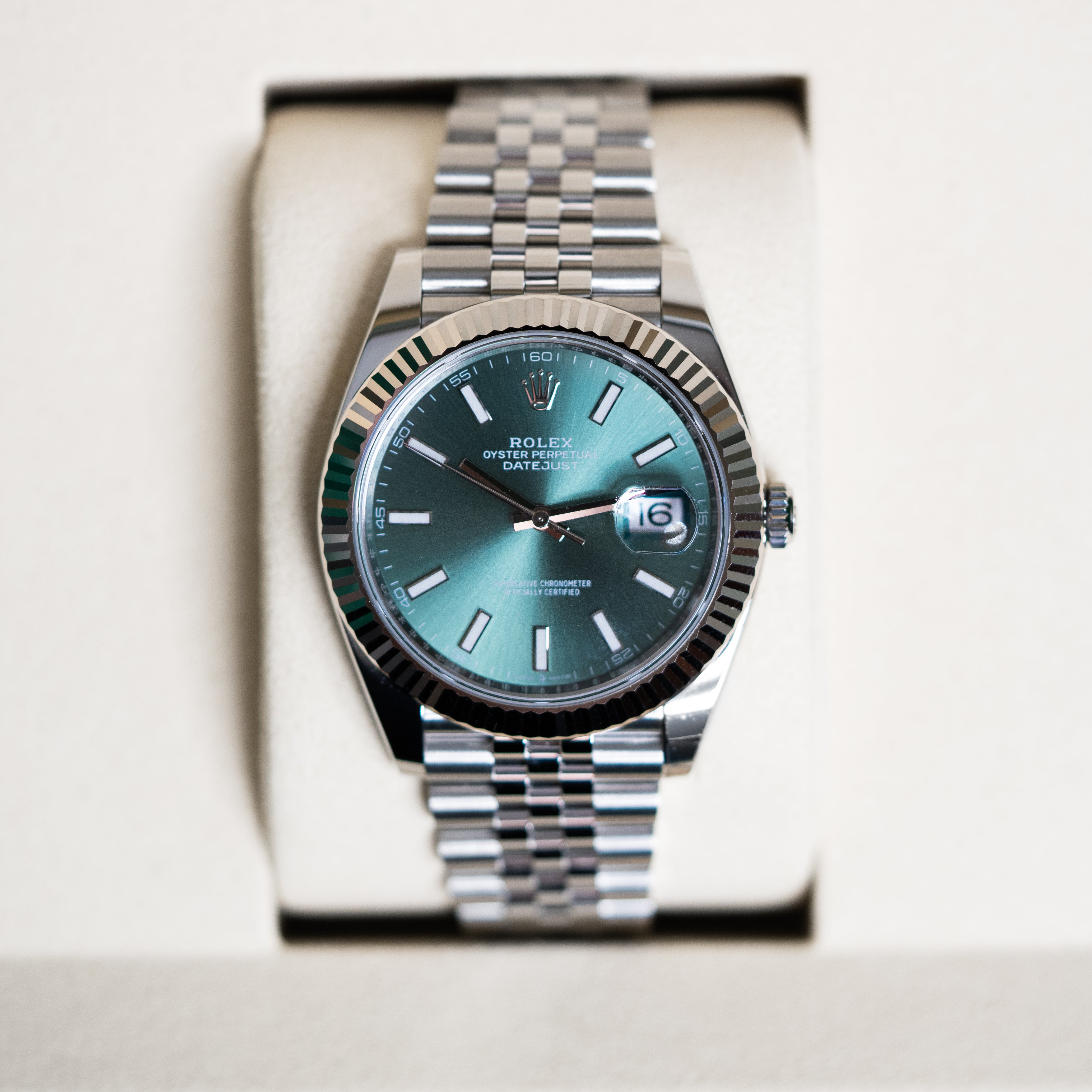 Rolex Datejust Mint Green 126334