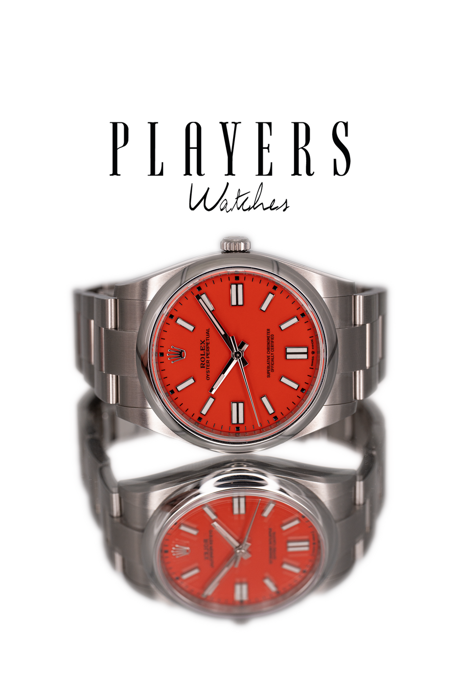 Rolex Oyster Perpetual 41 124300 (Coral Red)